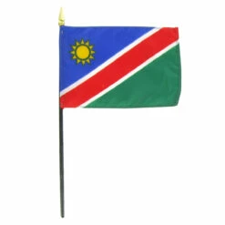 Namibia 4" X 6" Stick Flag