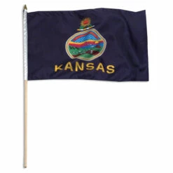 Kansas Flag 12 X 18 Inch