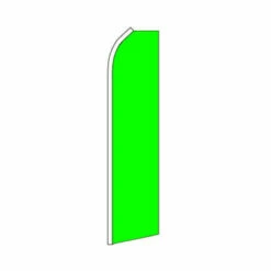 Neon Green Swooper Flag - 11.5ft X 2.5ft