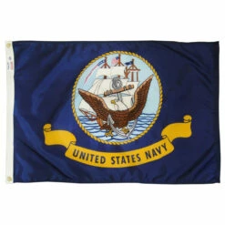 Navy Flag 2 X 3 Feet Nylon
