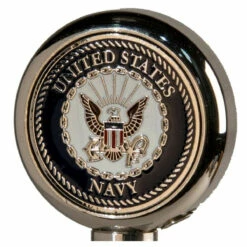 Motorcycle Flag Pole Decorative Topper - Navy
