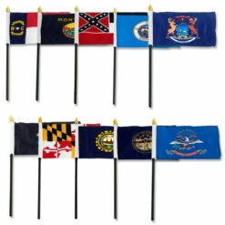 Set Of 50 State Flags - 4x6 Inch