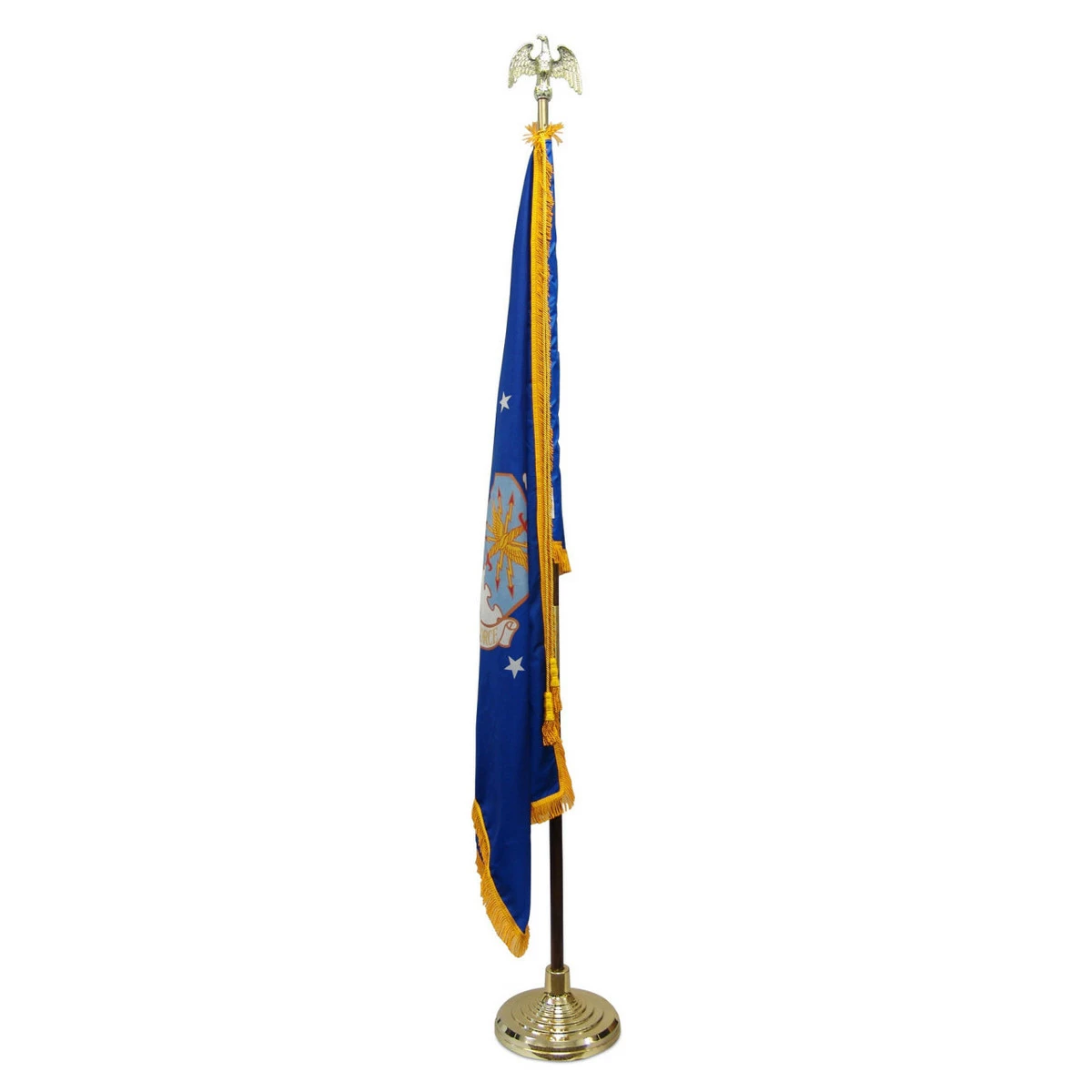 Super Tough Air Force 3ft X 5ft Flag, Flagpole, Base, And Optional Tassel