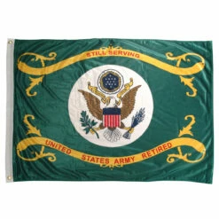 US Army - Retired - 3ft X 4ft Super Knit Polyester