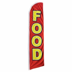 Food Swooper Flag - 11.5ft X 2.5ft