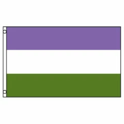 Genderqueer Flag 3ft X 5ft Printed Polyester