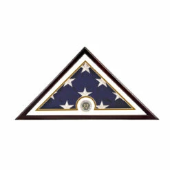 Veteran Flag Display Case With Matte Frame