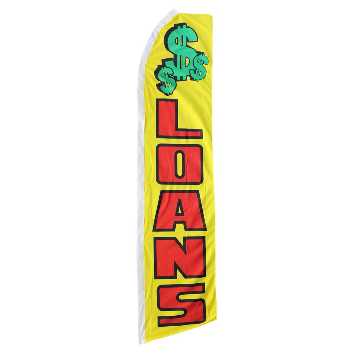 Loans Swooper Flag - 11.5ft X 2.5ft