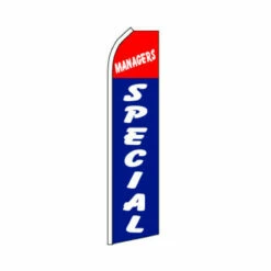 Managers Special Swooper Flag - 11.5ft X 2.5ft