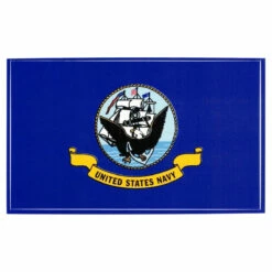 Navy Flag Decal - 2 3/8" X 4"