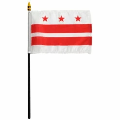 District Of Columbia (Washington DC) Flag 4 X 6 Inch