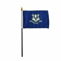 Connecticut Flag 4 X 6 Inch