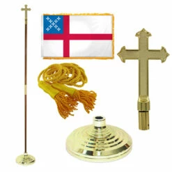 Super Tough 3ft X 5ft Episcopal Indoor Flagpole Kit