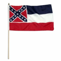Old Mississippi Flag 12 X 18 Inch