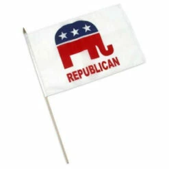 Republican Party Flag Design 1 - 12 X 18 Inch