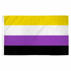 Non-Binary Flag 3ft X 5ft Printed Polyester
