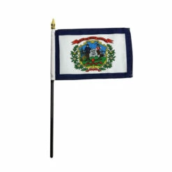 West Virginia Flag 4 X 6 Inch