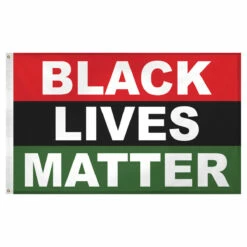 BLM Black Lives Matter Flag 3ft X 5ft Super Knit Polyester
