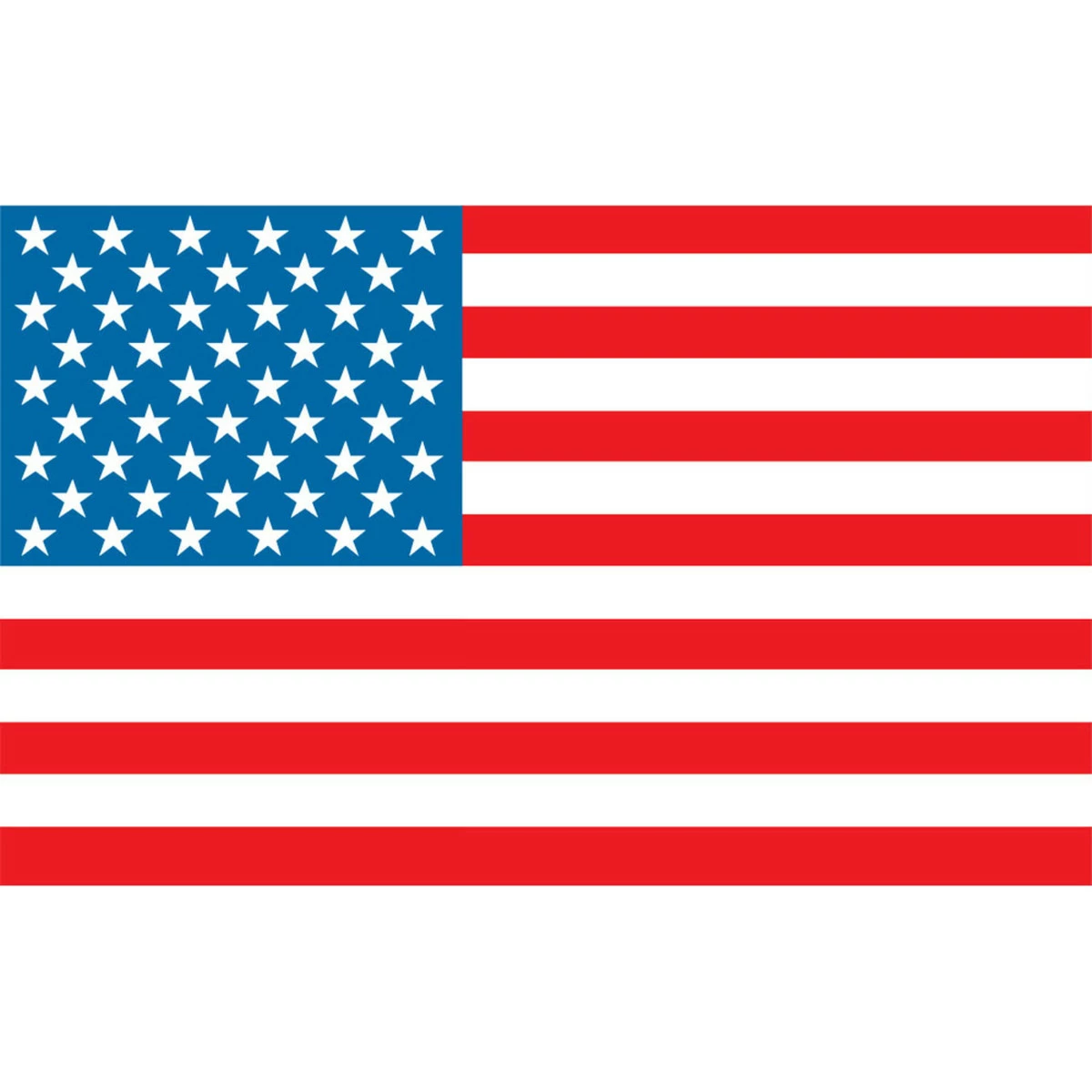 Motorcycle American Flag - Parade - 10" X 15"