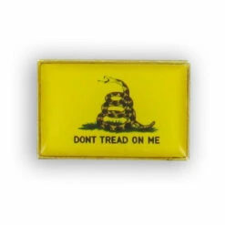 Gadsden Flag Lapel Pin - 3/4" X 1/2"