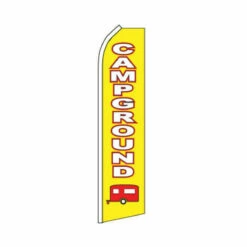 Campground Swooper Flag - 11.5ft X 2.5ft
