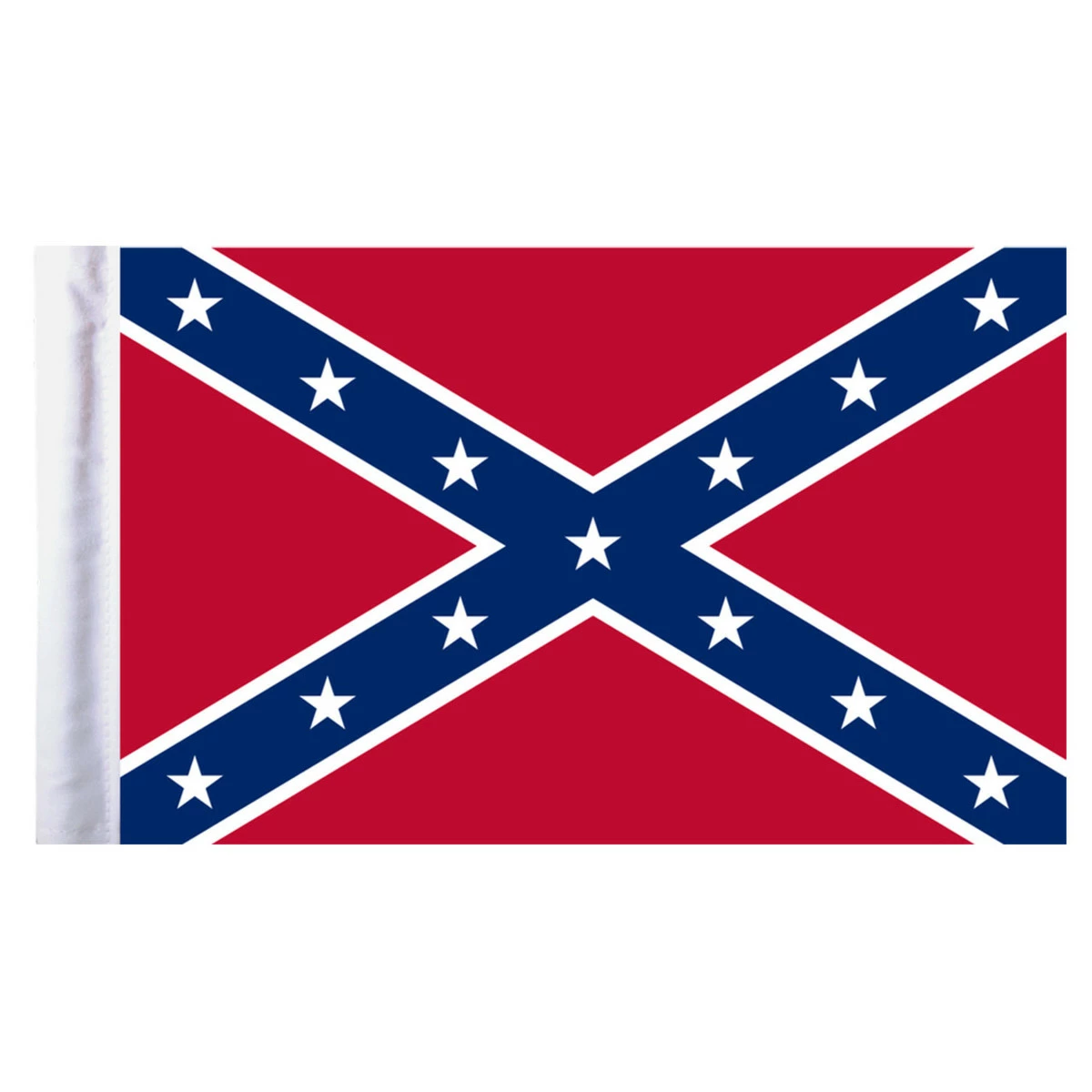 Confederate Motorcycle Flag - 6" X 9"