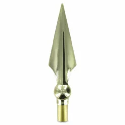 10in Metal Flat Spear - Gold