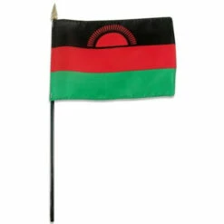 Malawi 4in X 6in Flag