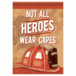 Carson Firefighter Appreciation Garden Flag - 12.5in X 18in