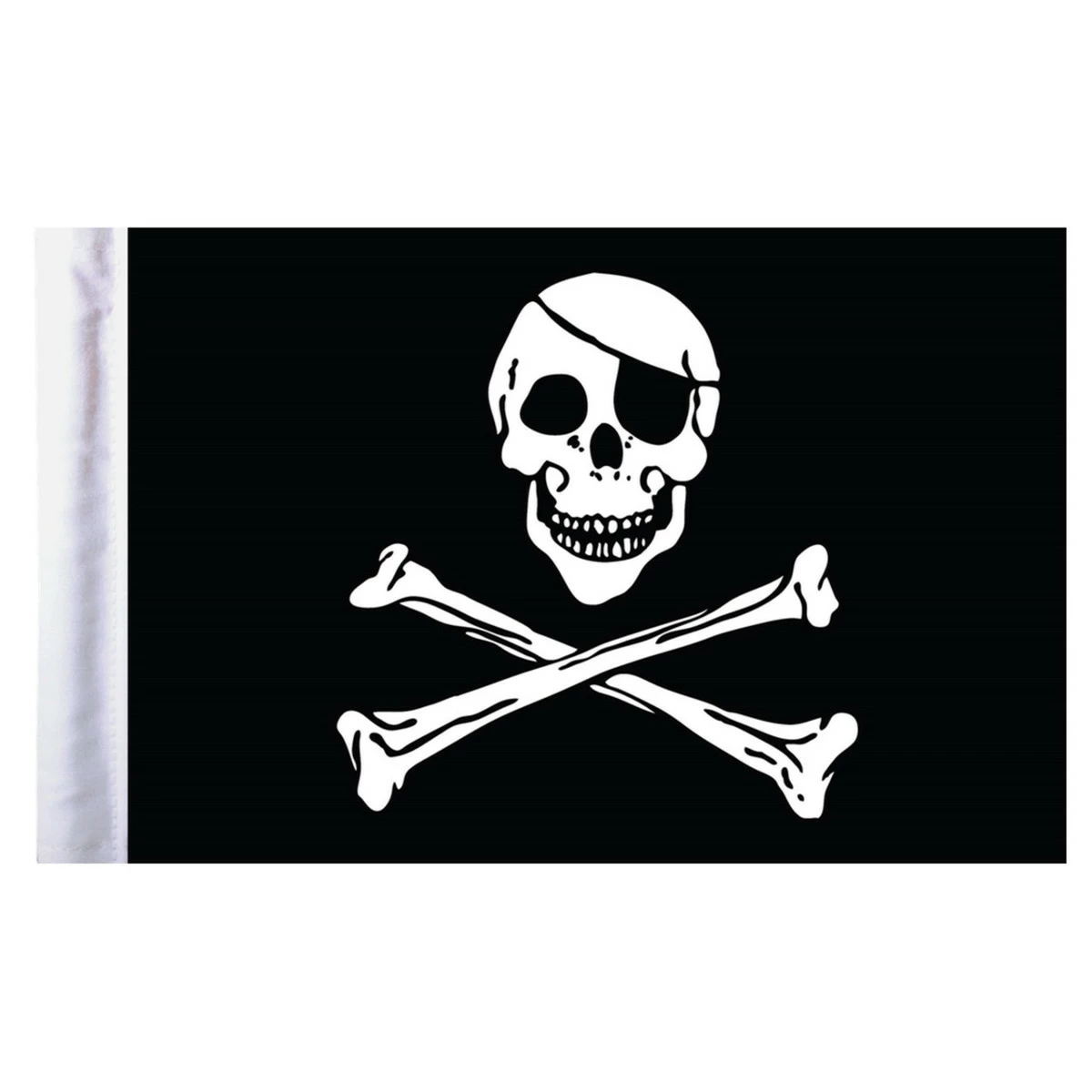 Pirate Motorcycle Flag - 6" X 9"