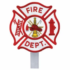 Fire Department Grave Flag Holder