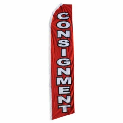 Consignment Swooper Flag - 11.5ft X 2.5ft
