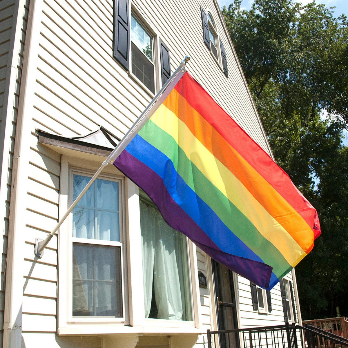 Rainbow Pride Flag Nylon 3ftx5ft - Image 2