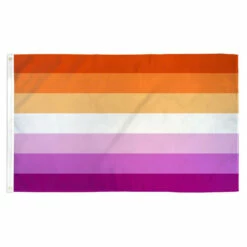 Lesbian Sunset Flag 3ft X 5ft Printed Polyester