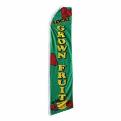 Local Grown Fruit Swooper Flag - 11.5ft X 2.5ft