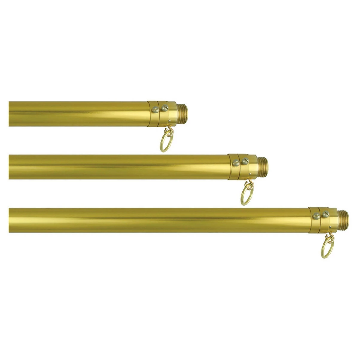 Indoor Telescoping Gold Flag Pole - Image 3