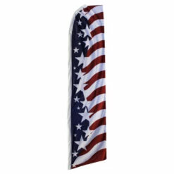 Star Spangled Swooper Flag - 11.5ft X 2.5ft