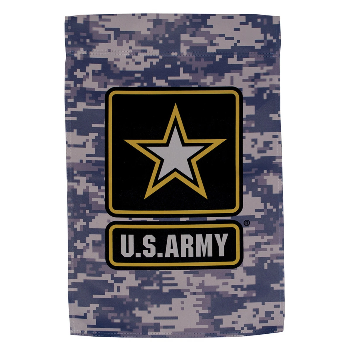 U.S. Army Logo Camo Garden Flag - 12in X 18in