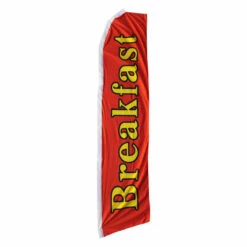Breakfast Swooper Flag - 11.5ft X 2.5ft