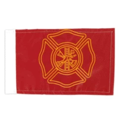 Firefighter Motorcycle Flag - 6" X 9"