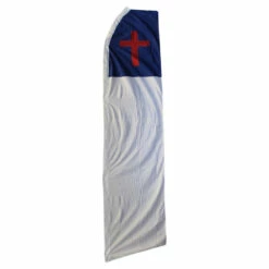 Christian Swooper Flag - 11.5ft X 2.5ft