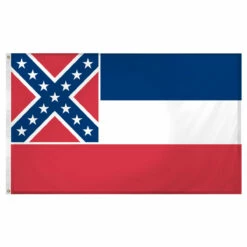 Old Mississippi 4ft X 6ft Spun Heavy Duty Polyester Flag