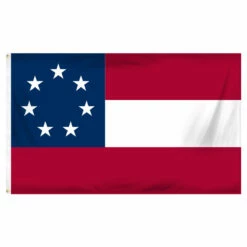 Confederate 1st National 3ft X 5ft Printed Polyester Flag