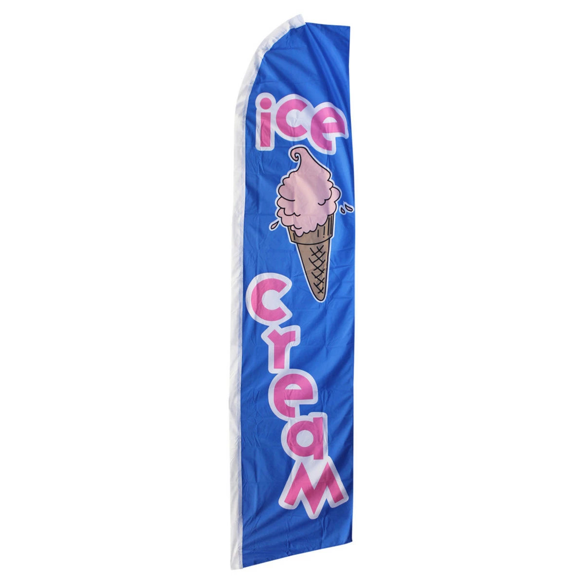 Ice Cream Swooper Flag - 11.5ft X 2.5ft