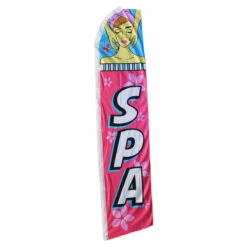 Spa Swooper Flag - 11.5ft X 2.5ft