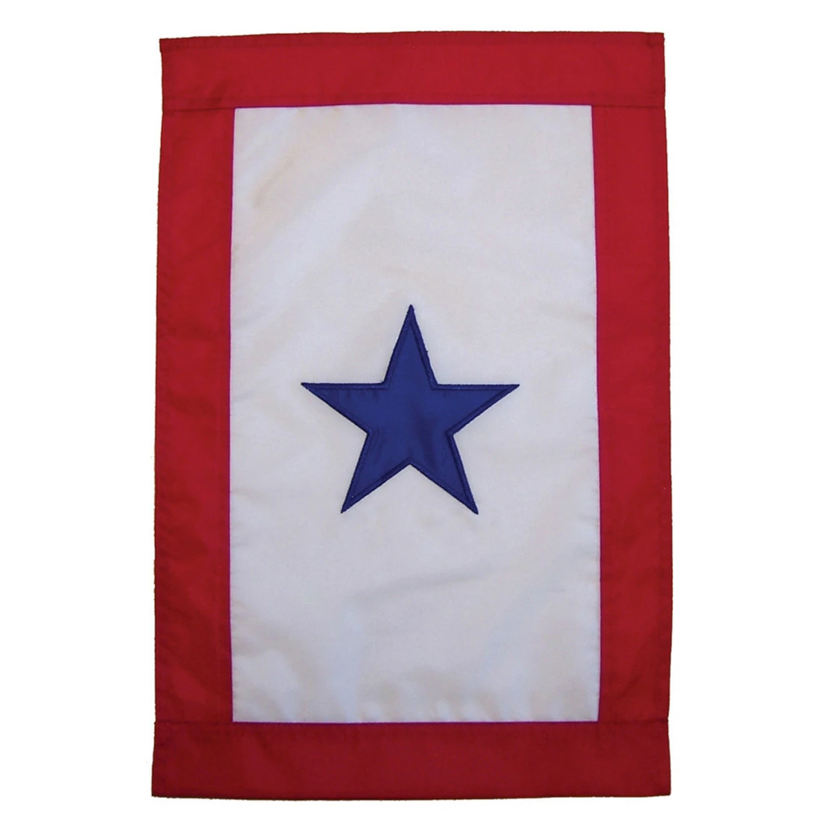 Service Star Applique Garden Flag - 12in X 18in