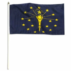 Indiana Flag 12 X 18 Inch