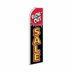 Blow Out Sale Swooper Flag - 11.5ft X 2.5ft