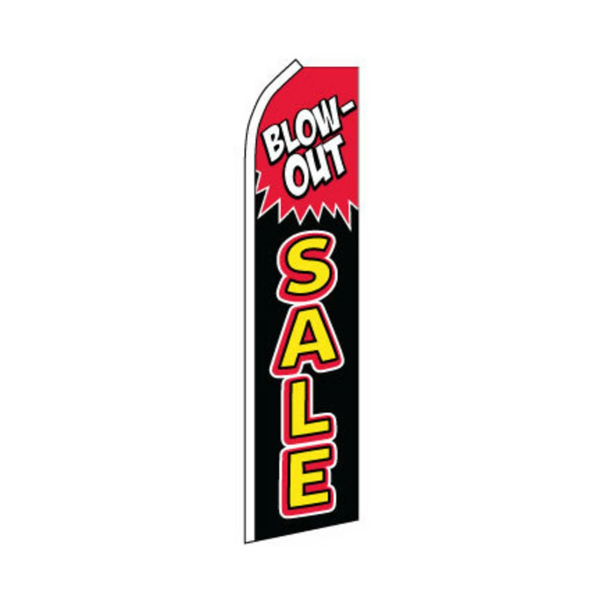 Blow Out Sale Swooper Flag - 11.5ft X 2.5ft