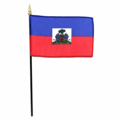 Haiti Flag 4 X 6 Inch - With Seal